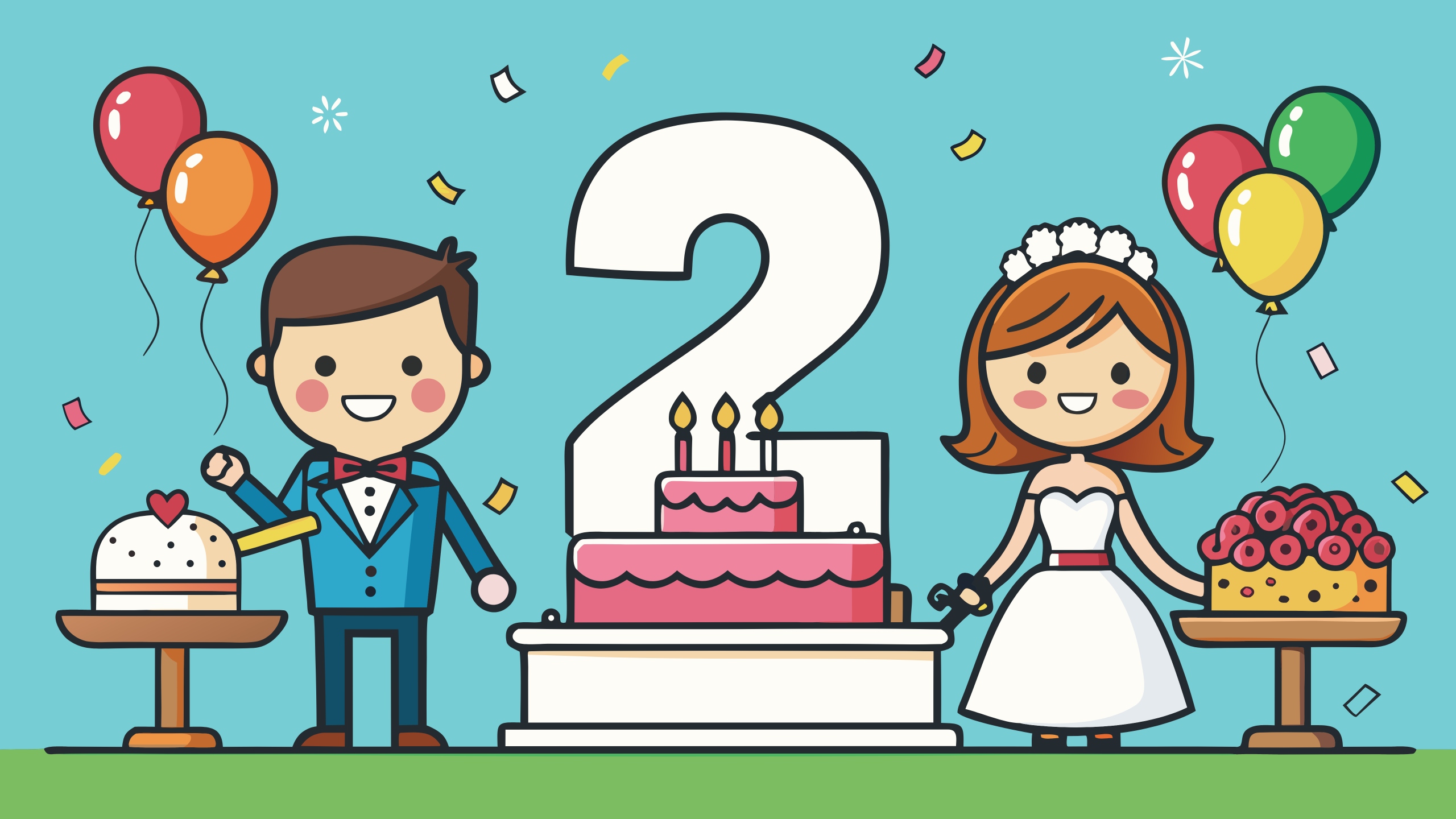 Поздравление с годовщиной свадьбы 2 года